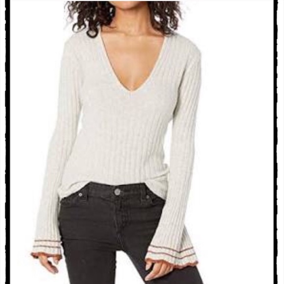Free People Sweaters - NWT FREE PEOPLE MAY MORNING BELL SLEEVE SWEATER